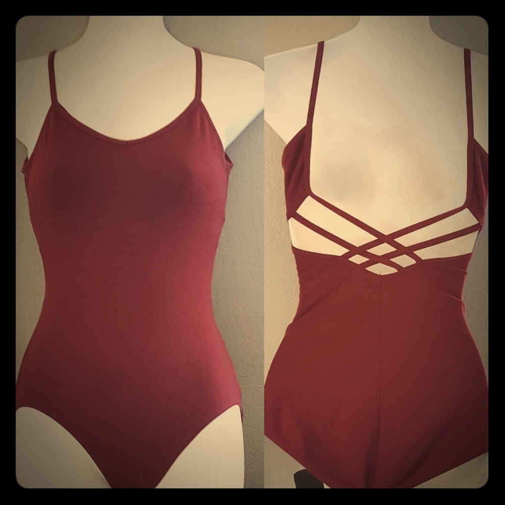 Maroon Capezio Leotard