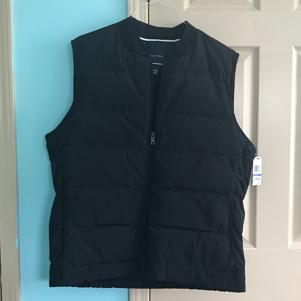 Nautica Mens Down Quilted Outerwear Vest