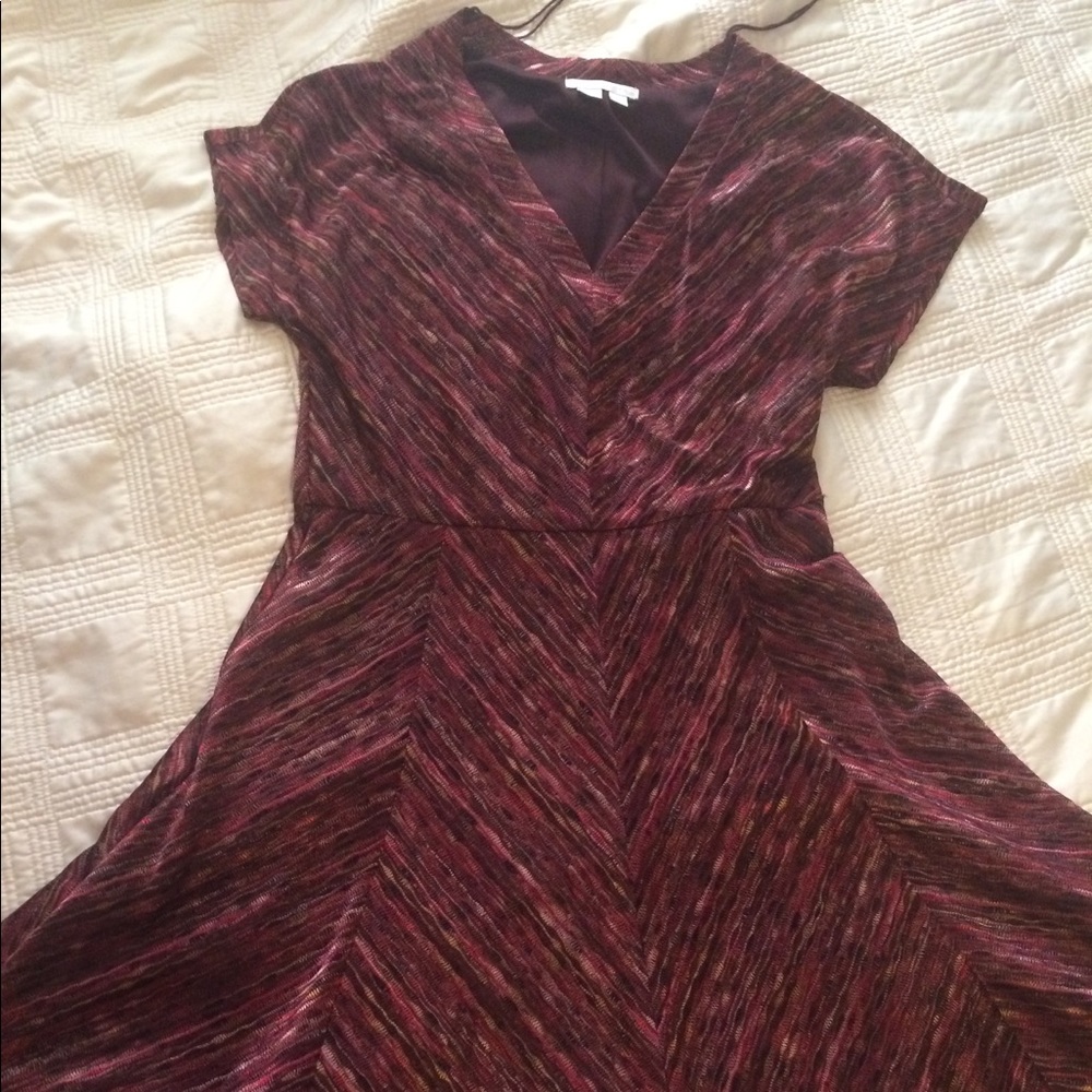 London Times chevron pattern dress