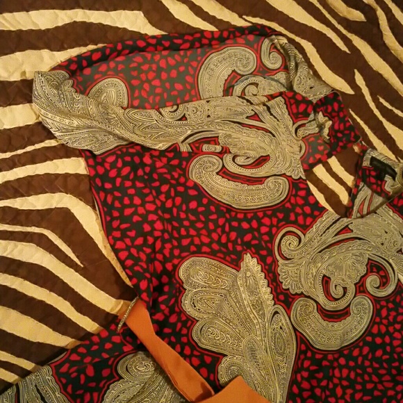 Paisley Kaftan Dress - Picture 6 of 6