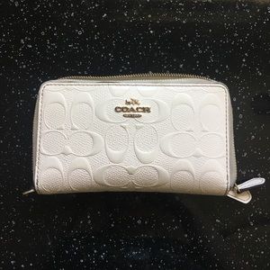 Coach White Wallet