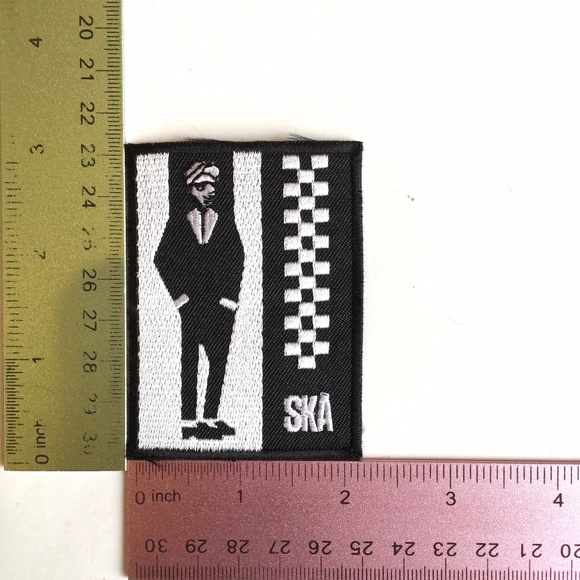 Patch Ska Two-Tone Rude Boy Da Cucire/Stirare &ndash; 2Tone Specials Reggae