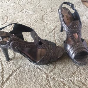 Max Studio Dark Silver Sandals