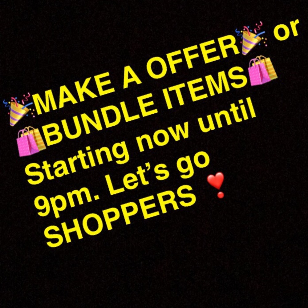 Make a offer on any item