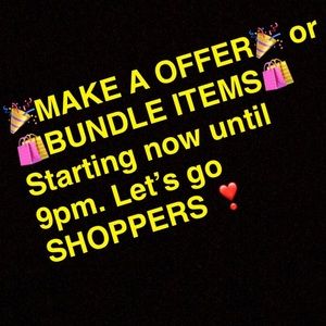 Make a offer on any item