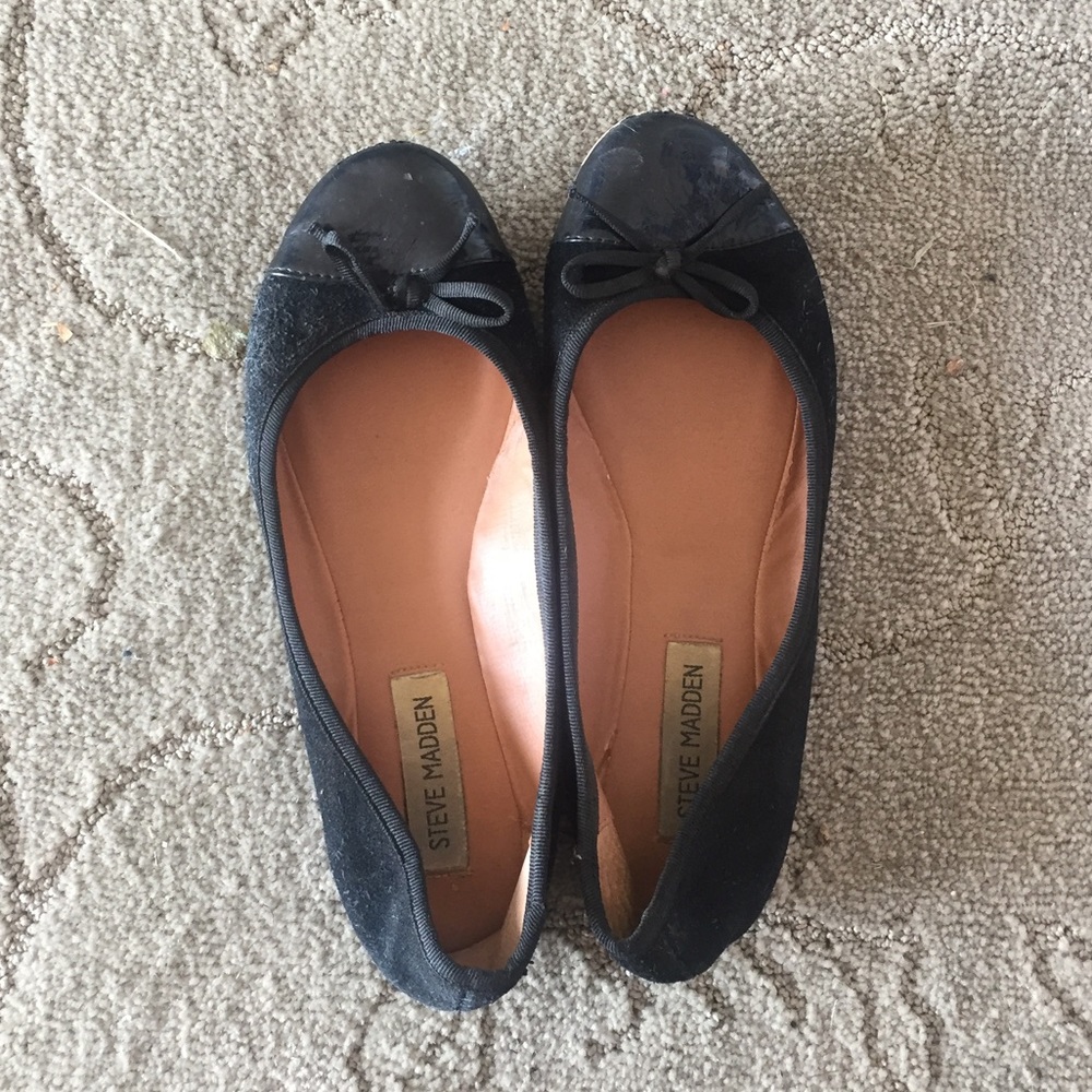 Black Steve Madden Flats