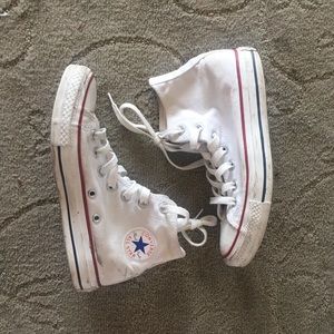 White High Top Converse