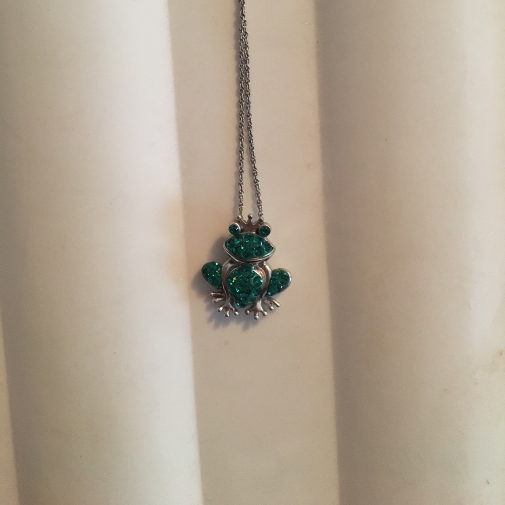 Prince Charming frog necklace