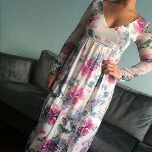 Floral maxi dress