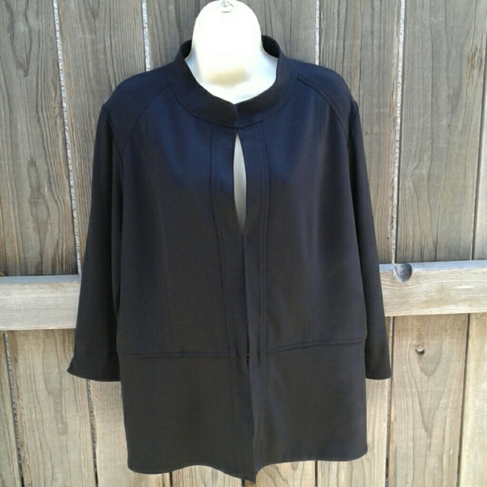 AUTONOMY CLASSY BLACK DESIGNER SWING JACKET