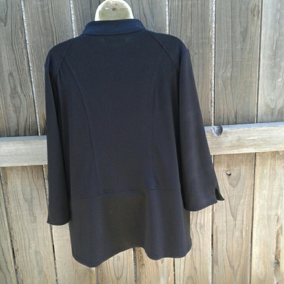 AUTONOMY CLASSY BLACK DESIGNER SWING JACKET - Picture 2 of 4