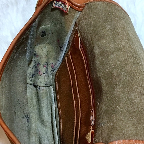 Vintage AWL Dooney & Bourke tan + brown crossbody - Picture 6 of 8