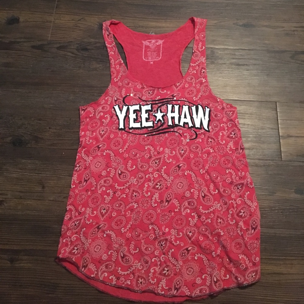 Bandana pattern tank
