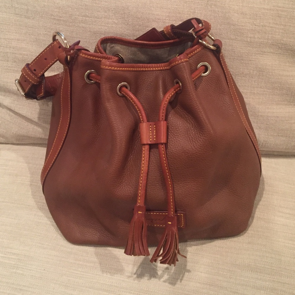 Dooney and Bourke brown leather hobo