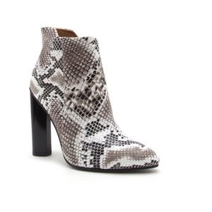 Faux Snakeskin Booties Faux Snakeskin Booties
