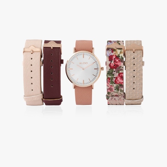 Aldo interchangeable outlet strap watches