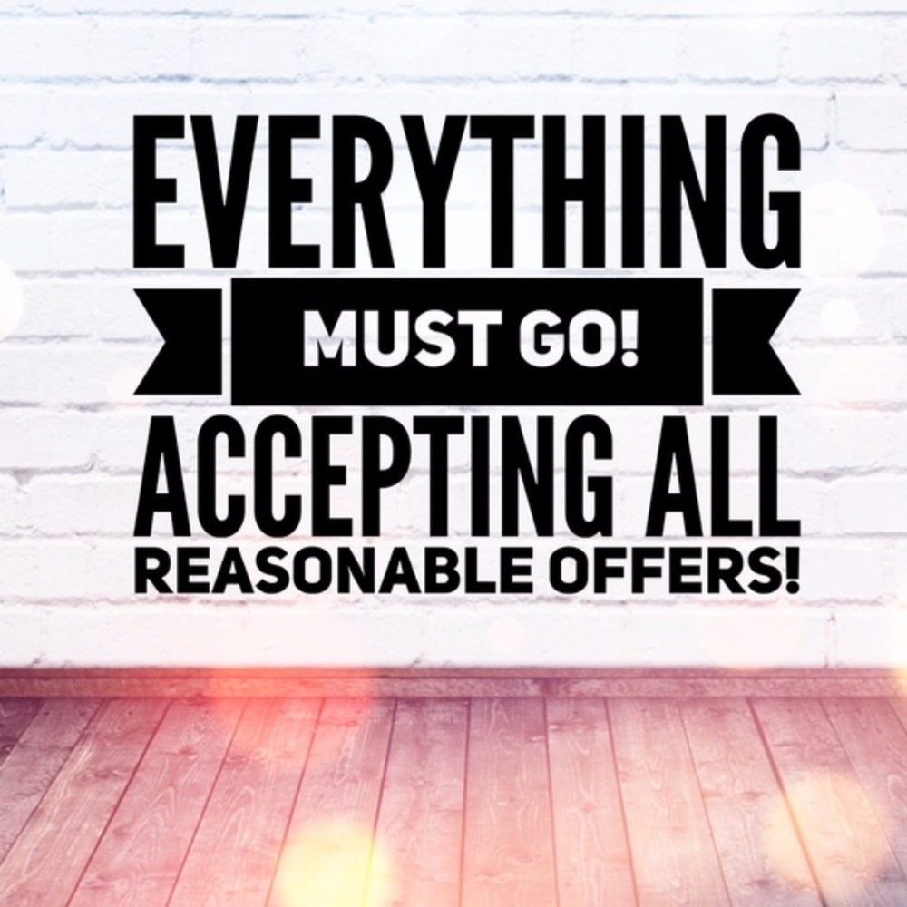 ACCEPTING REASONABLE OFFERS