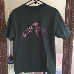 Hand & Rose Embroidered Tee