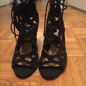 ALDO CAGED BOOTIES