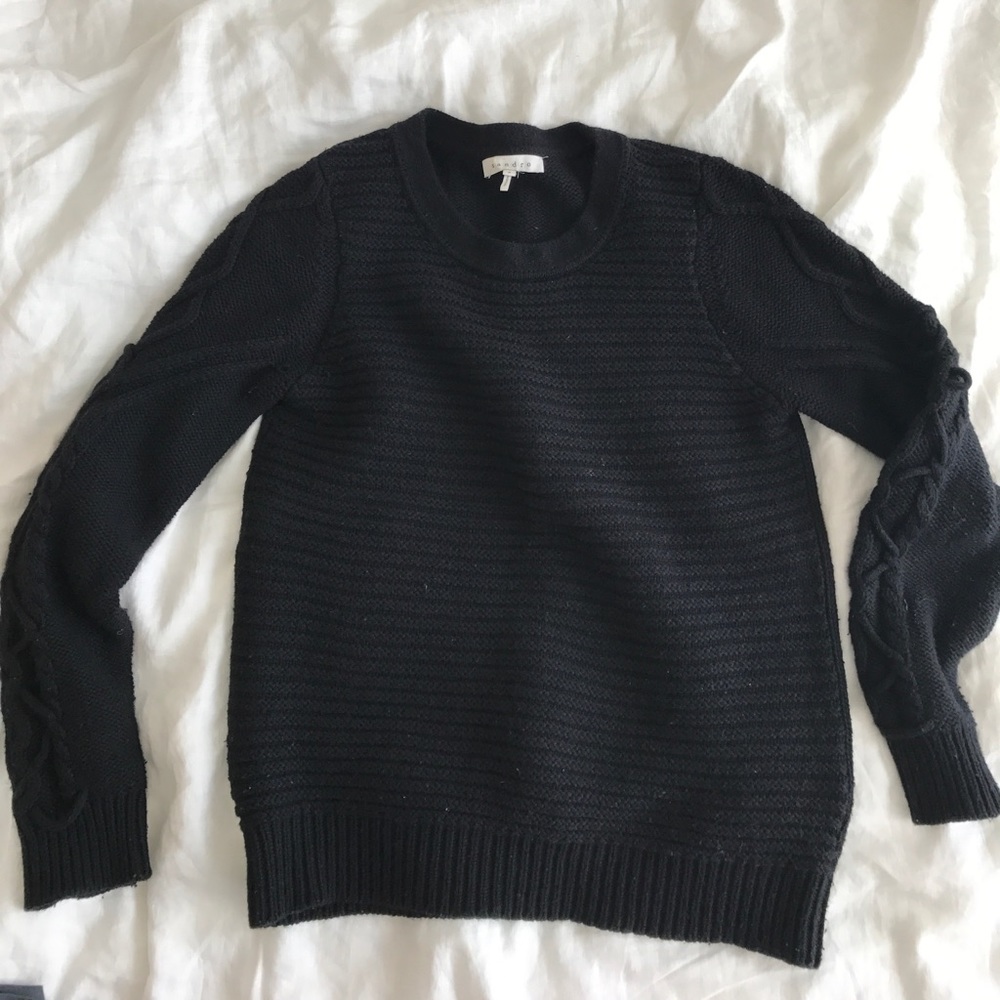 SOLD Sandro cable knit sweater