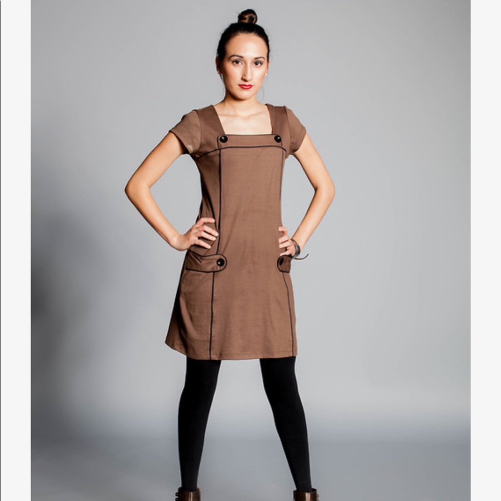 Cute mod shift mini dress