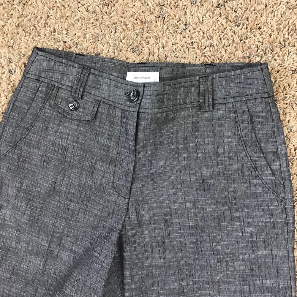 Dress Barn Gray Bermuda Dress Shorts - Picture 3 of 8