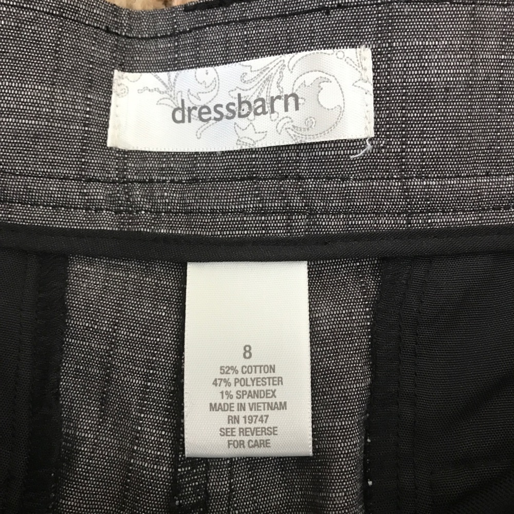 Dress Barn Gray Bermuda Dress Shorts - Picture 4 of 8