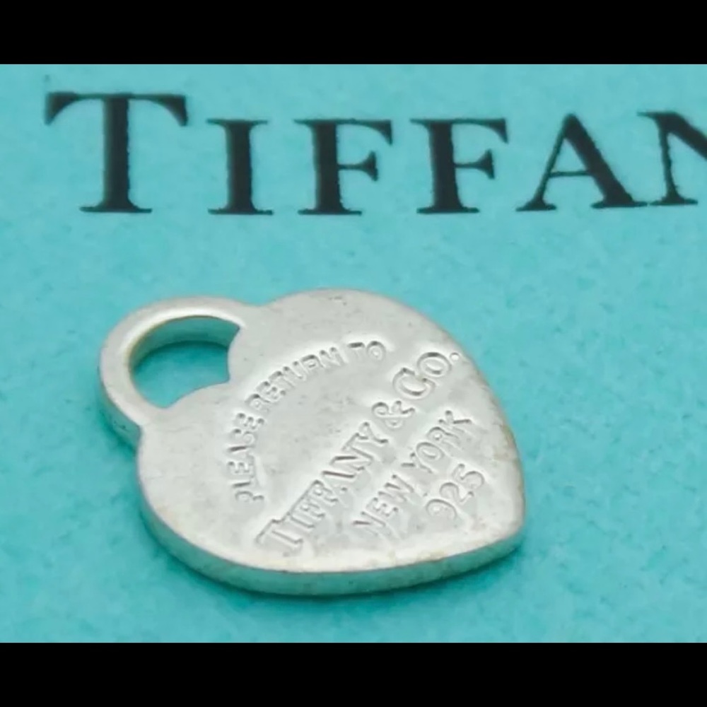 Tiffany & Co. 925 Silver Mini Heart Charm Pendant