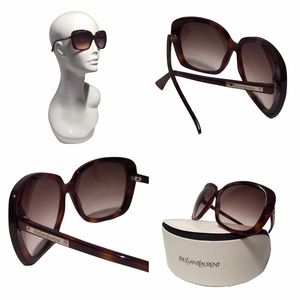 $495 NEW W/ Case YSL Yves Saint Laurent SUNGLASSES