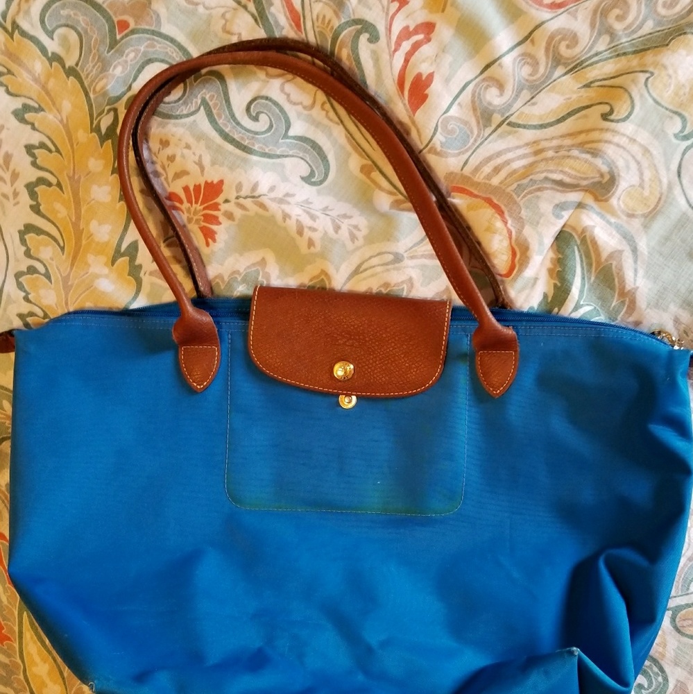 Large Blue Longchamp
