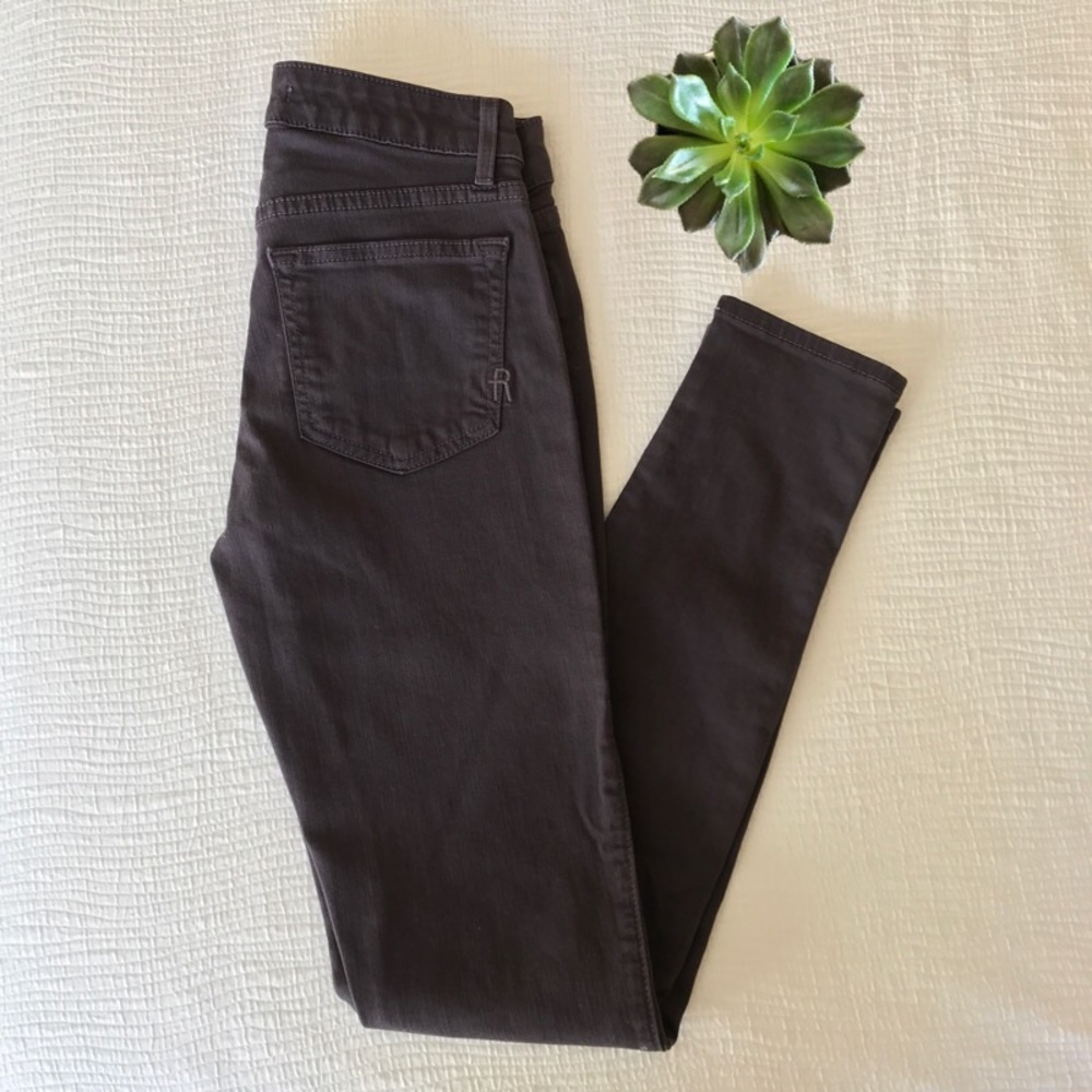 ✨HP✨ Rich & Skinny Eggplant Mocha Skinnies - Picture 2 of 6