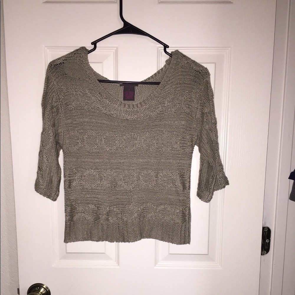 Knit Sweater Shirt
