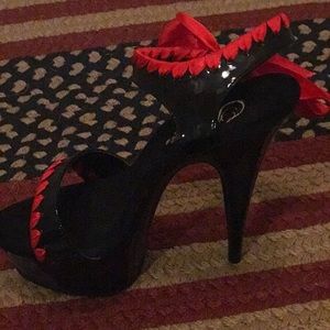 Pole dancing shoes. Never been worn