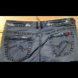Silver Jeans 77 Vintage Flare Distressed 29/33