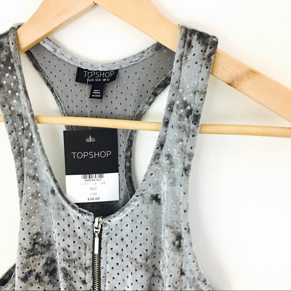 Topshop Velvet Bodysuit - Picture 3 of 5
