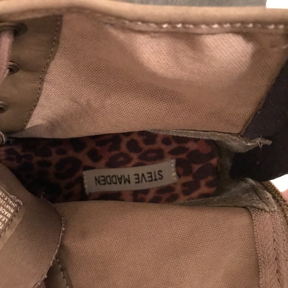 Steve Madden Brown/Tan Booties - Girls Size 5 SOLD - Picture 7 of 7