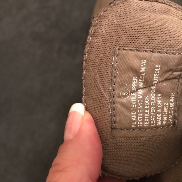 Steve Madden Brown/Tan Booties - Girls Size 5 SOLD - Picture 6 of 7