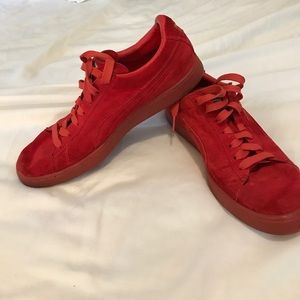 Puma suede shoes