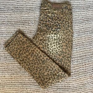 Almost Famous Leopard Print Skinny Jeans