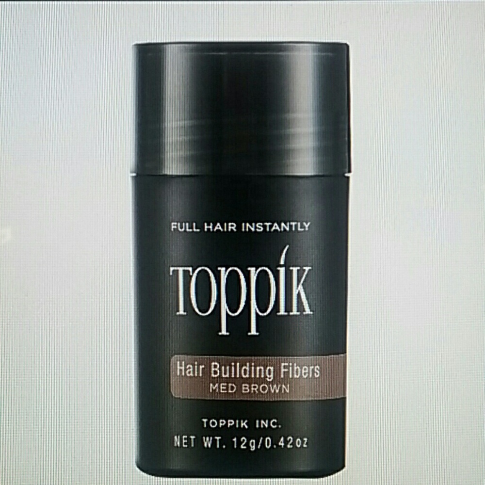 Toppik medium brown hair building fibers