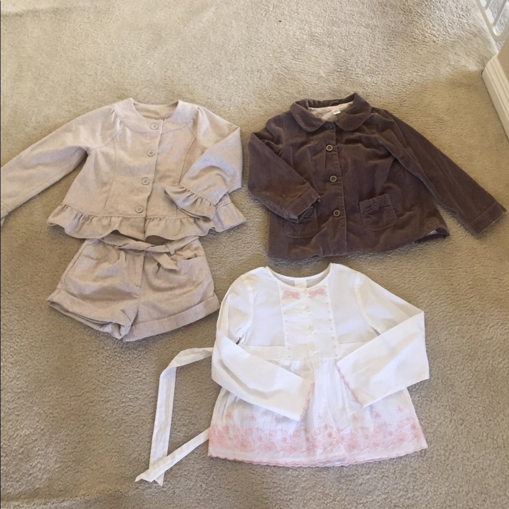 Janie and jack Collection size 7, 4 piece set