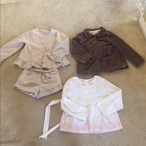 Janie and jack Collection size 7, 4 piece set