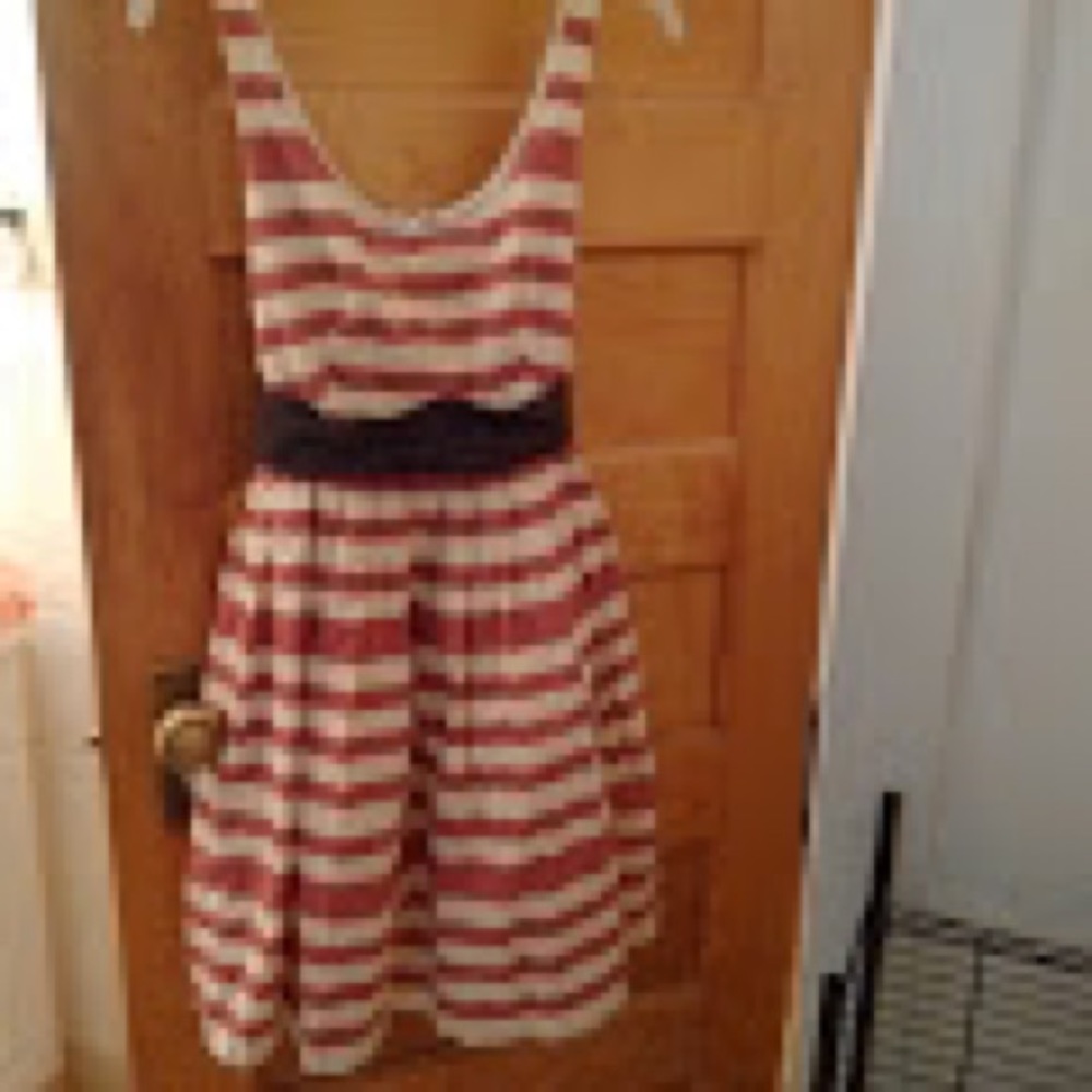 Corey Lynn Calter stripe dress (Anthropologie)