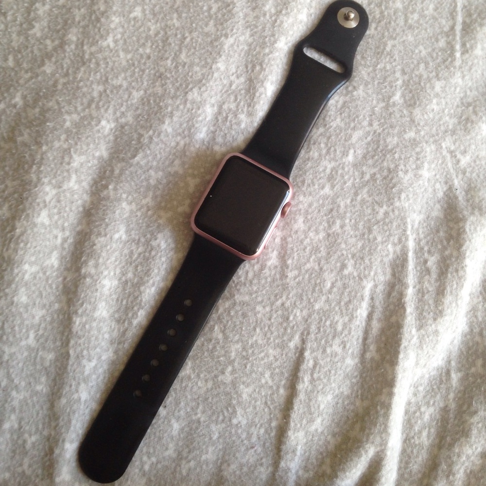 Rose gold Apple Watch