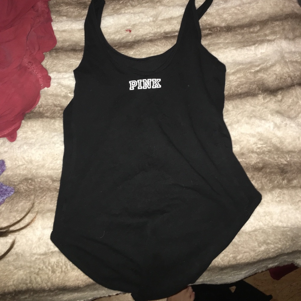 Pink one piece tank top