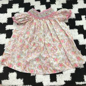 Baby girl smocked dress