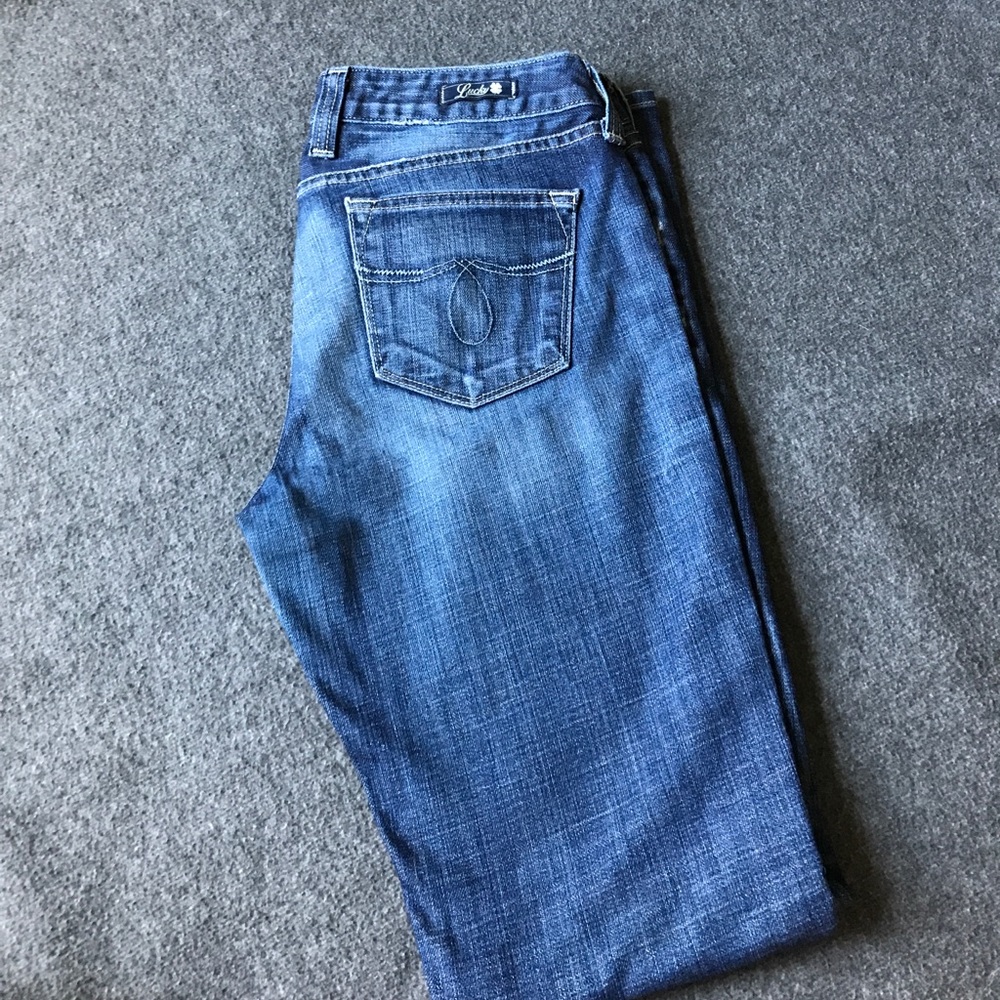 Distressed Lucky LOLA Skinny Jeans 8/29