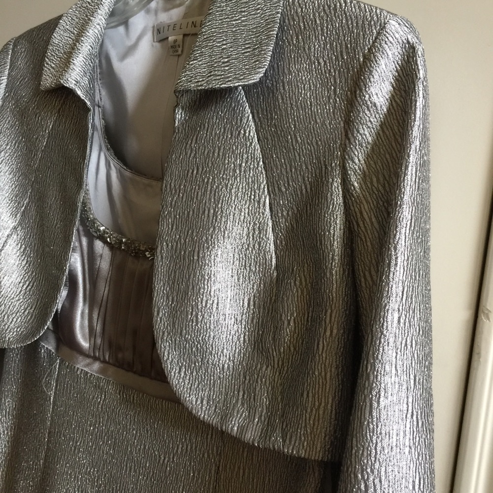 NWT Niteline two pieces dress and blazer size 6P