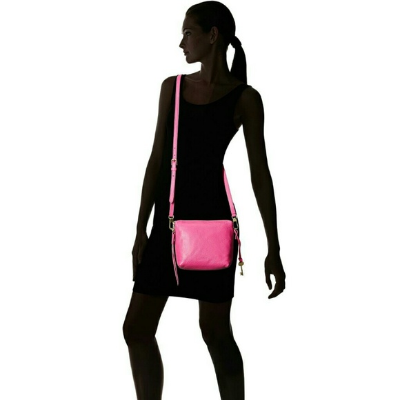 NWT Fossil Maya Crossbody in Hot Pink - Picture 3 of 7
