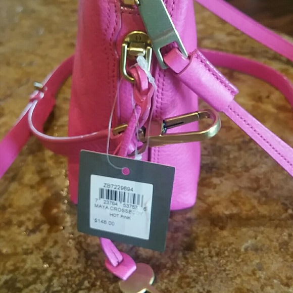 NWT Fossil Maya Crossbody in Hot Pink - Picture 4 of 7